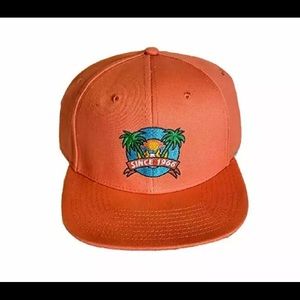 Vans Granby Crushed Orange Snapback Hat NWT